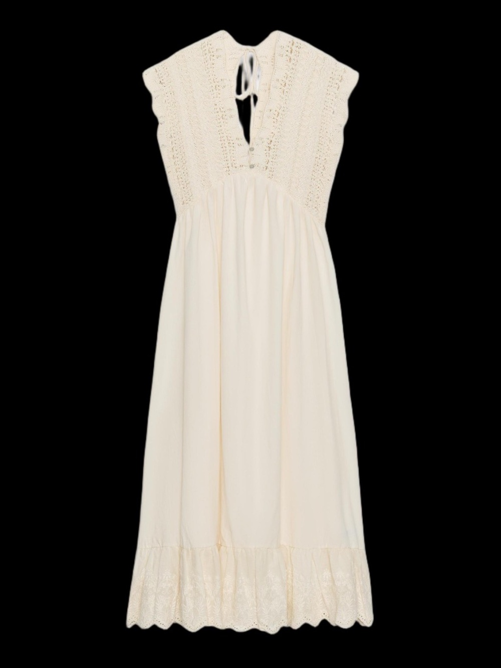 Zara COMBINATION KNIT DRESS